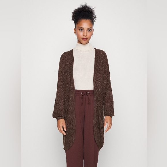 Ichi Ihodansa CA3 Sweater Cardigan Brown S - Picture 4 of 13